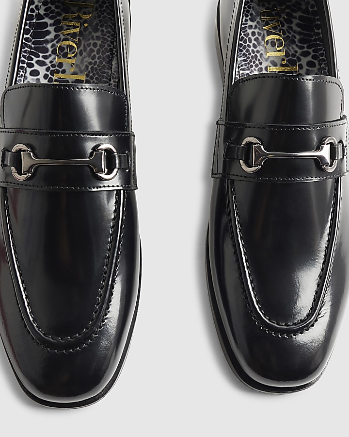 Black Snaffle Loafers