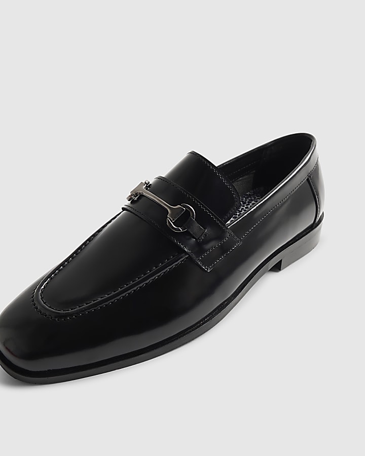 Black Snaffle Loafers