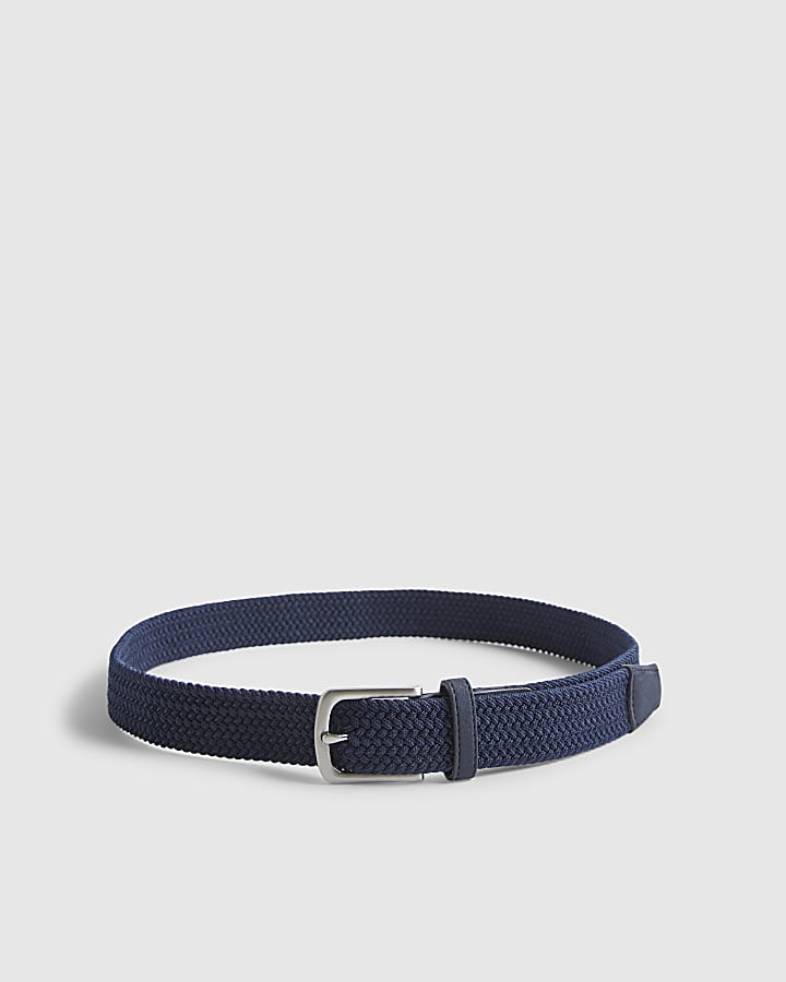 Navy Woven Belt