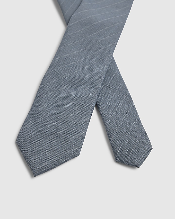 Grey Stripe Tie