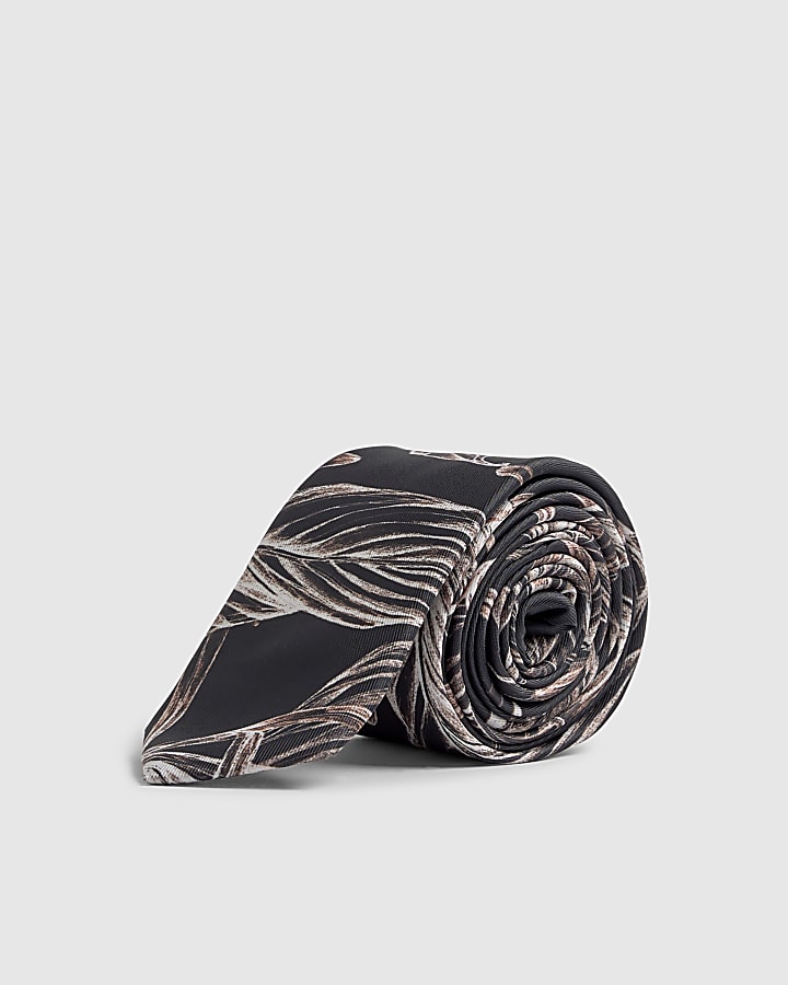 Brown Leaf Tie