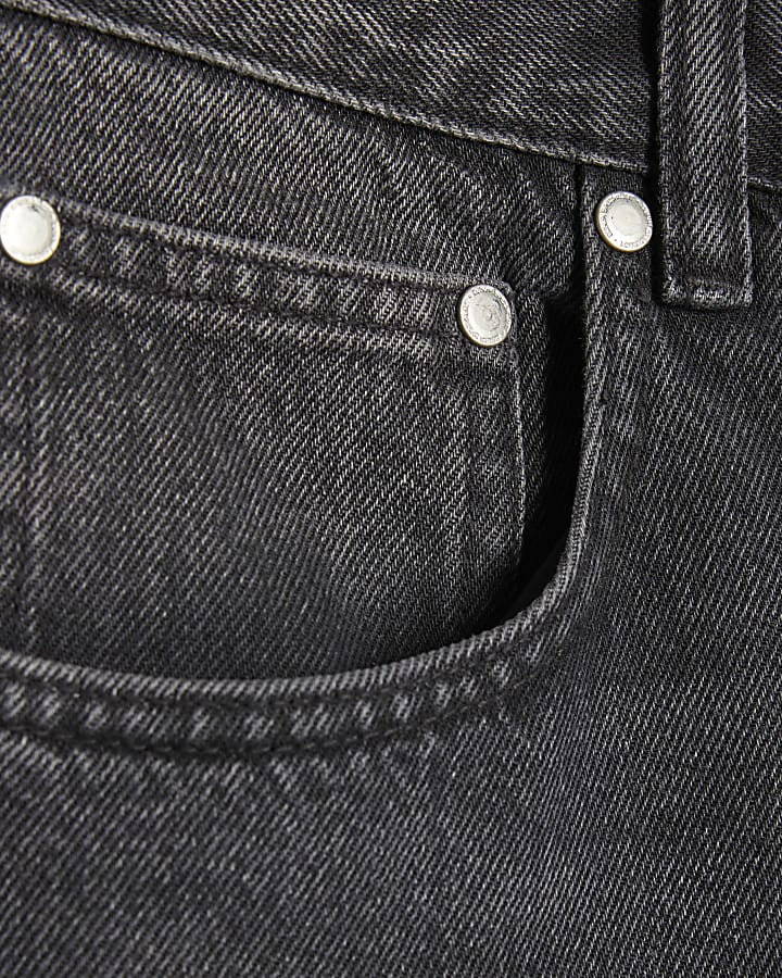 Black Washed Bootcut Jeans