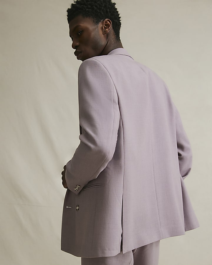 Purple Slim Fit Suit Jacket