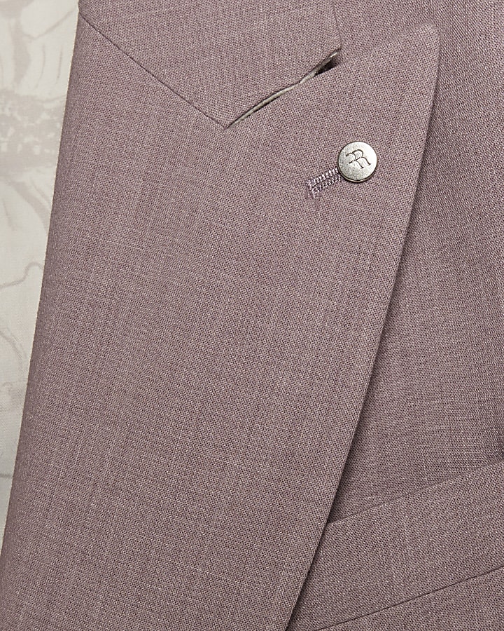 Purple Slim Fit Suit Jacket