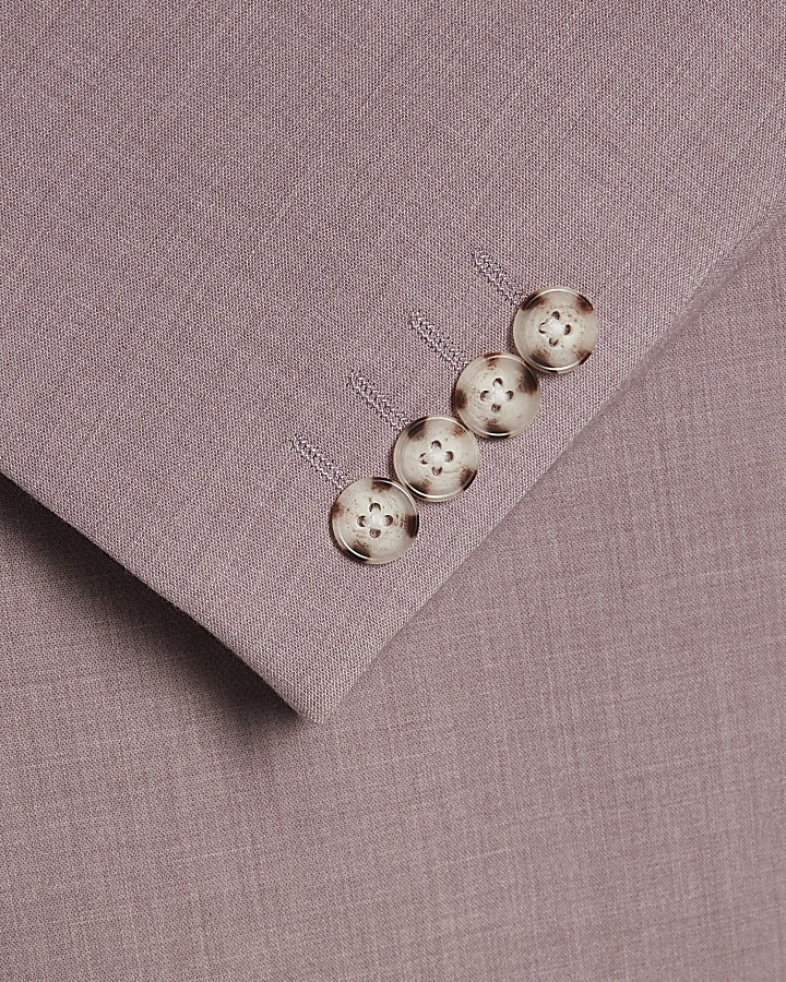 Purple Slim Fit Suit Jacket