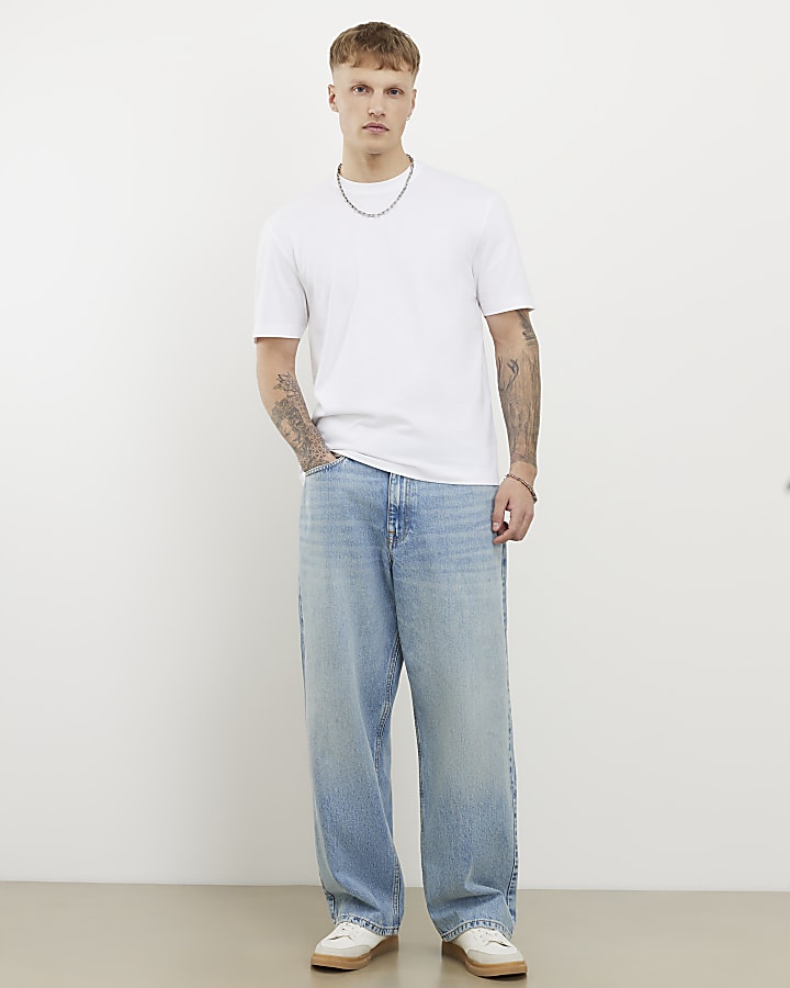 White Regular Fit Short Sleeve T-Shirts 3Pack