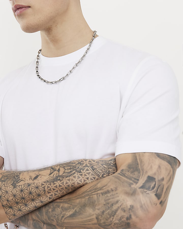 White Regular Fit Short Sleeve T-Shirts 3Pack