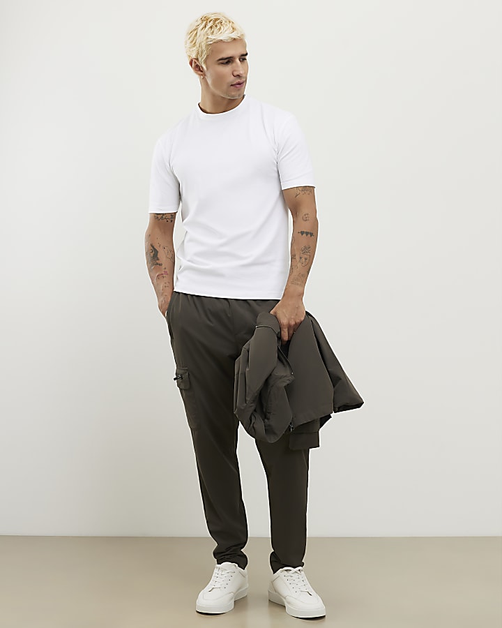 White Muscle Fit Pack Of 3 T-Shirts