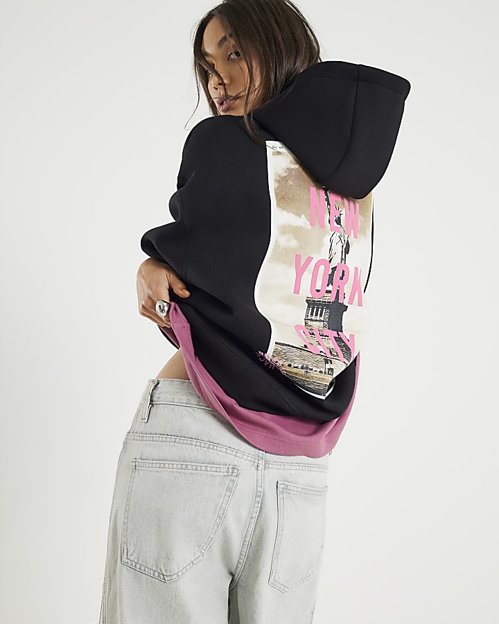 Real Hackney Dave Black NY Hoodie