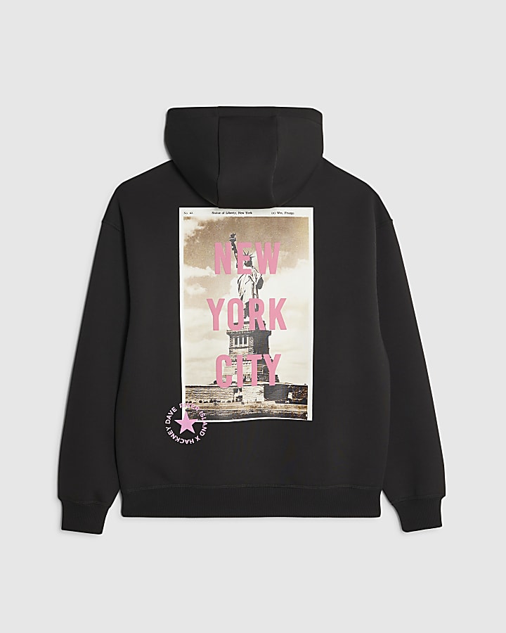 Real Hackney Dave Black NY Hoodie