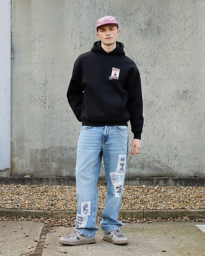 Real Hackney Dave Black NY Hoodie