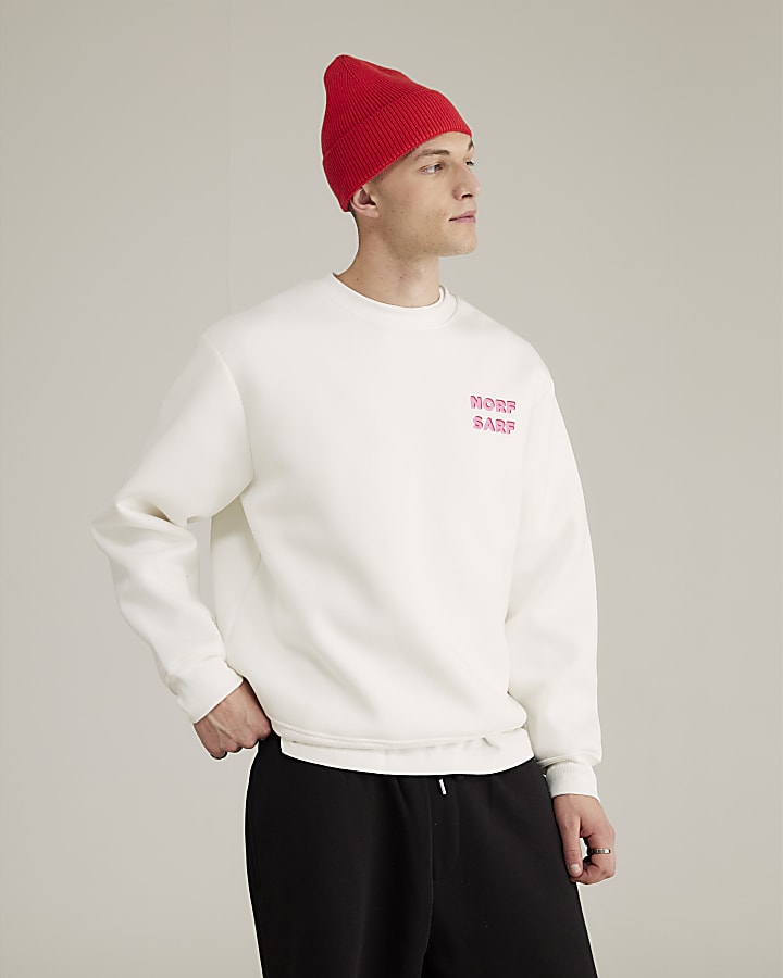 Real Hackney Dave Cream Norf Sarf Sweatshirt
