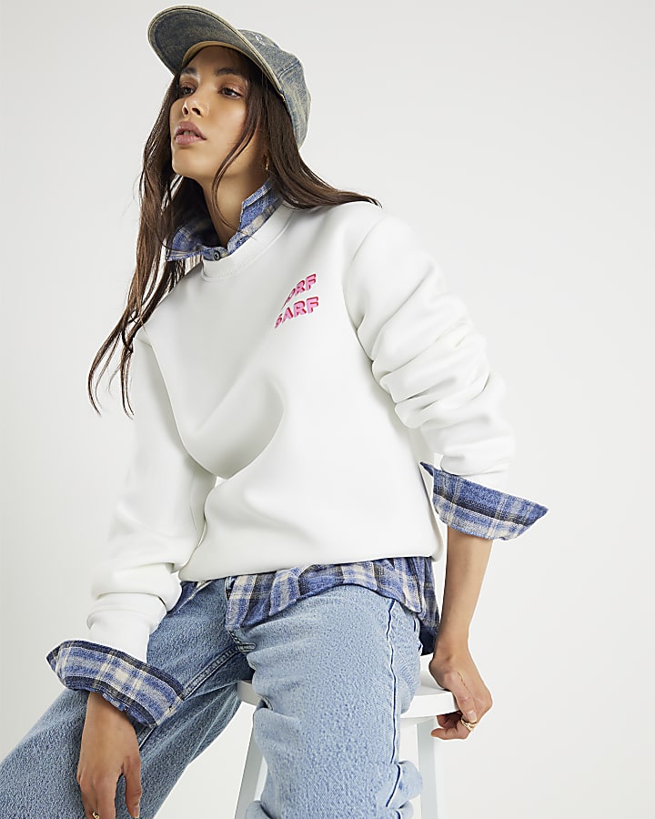 Real Hackney Dave Cream Norf Sarf Sweatshirt