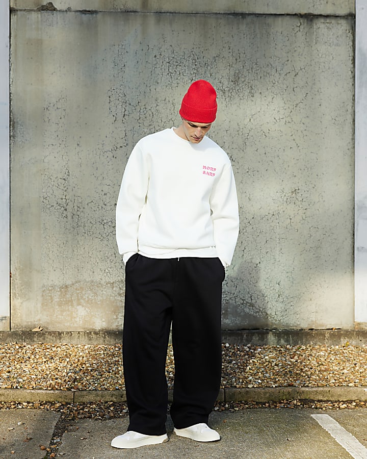 Real Hackney Dave Cream Norf Sarf Sweatshirt