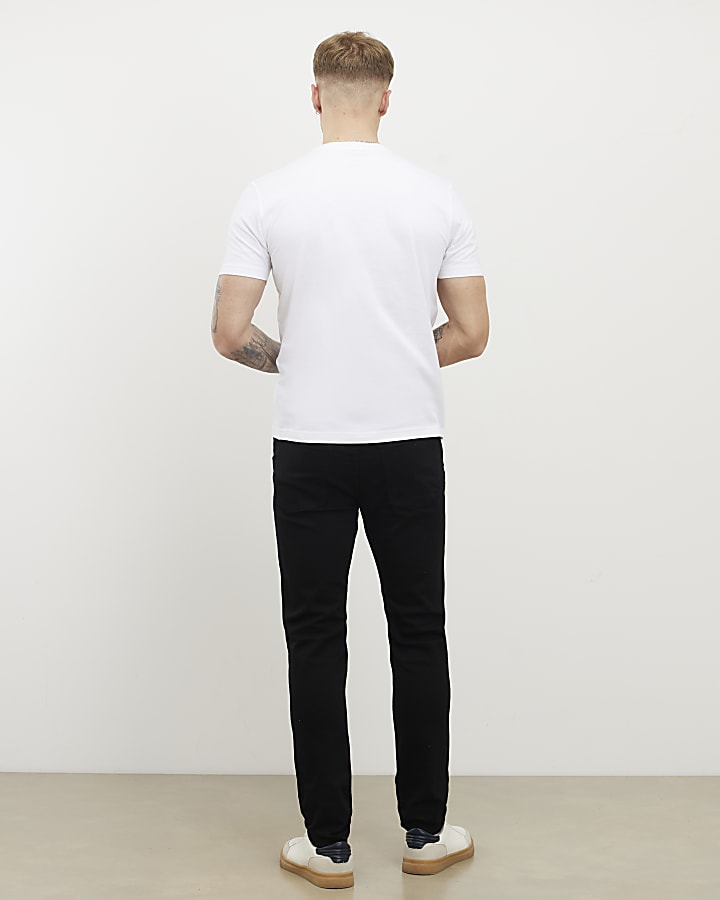 Black Skinny Fit MCMXII Jeans