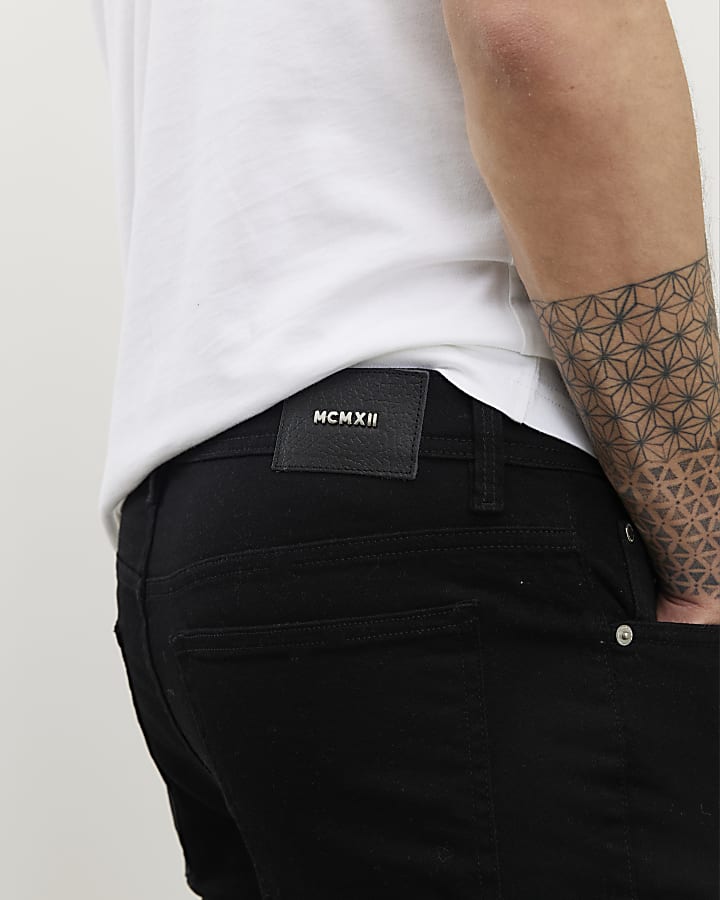 Black Skinny Fit MCMXII Jeans