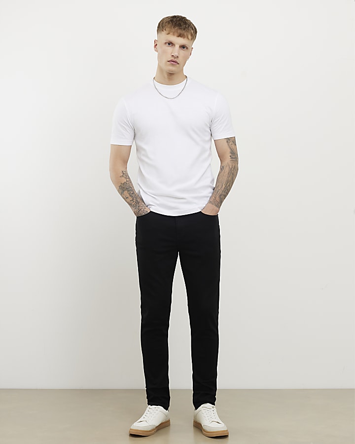 Black Skinny Fit MCMXII Jeans