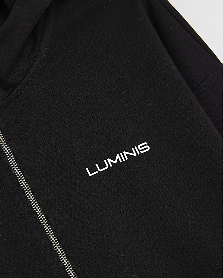 Black Oversized Fit Luminis Hoodie