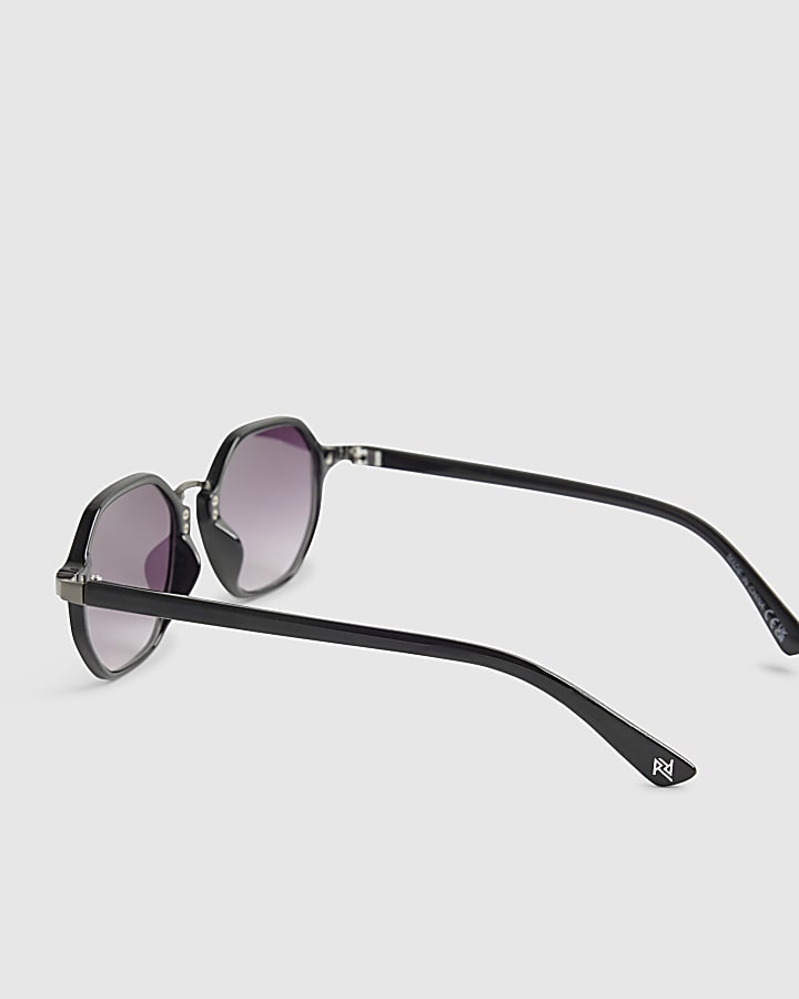 Black Hexogen Plastic Sunglasses