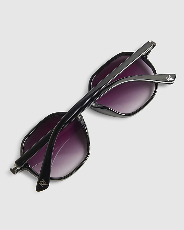 Black Hexogen Plastic Sunglasses