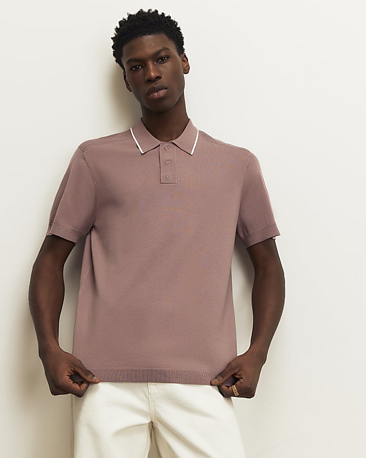 Pink Engineered Fit Polo Shirt