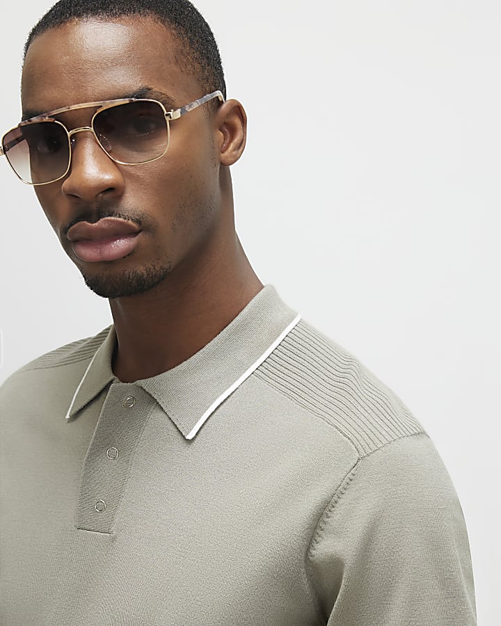 Green Slim Fit Polo Shirt