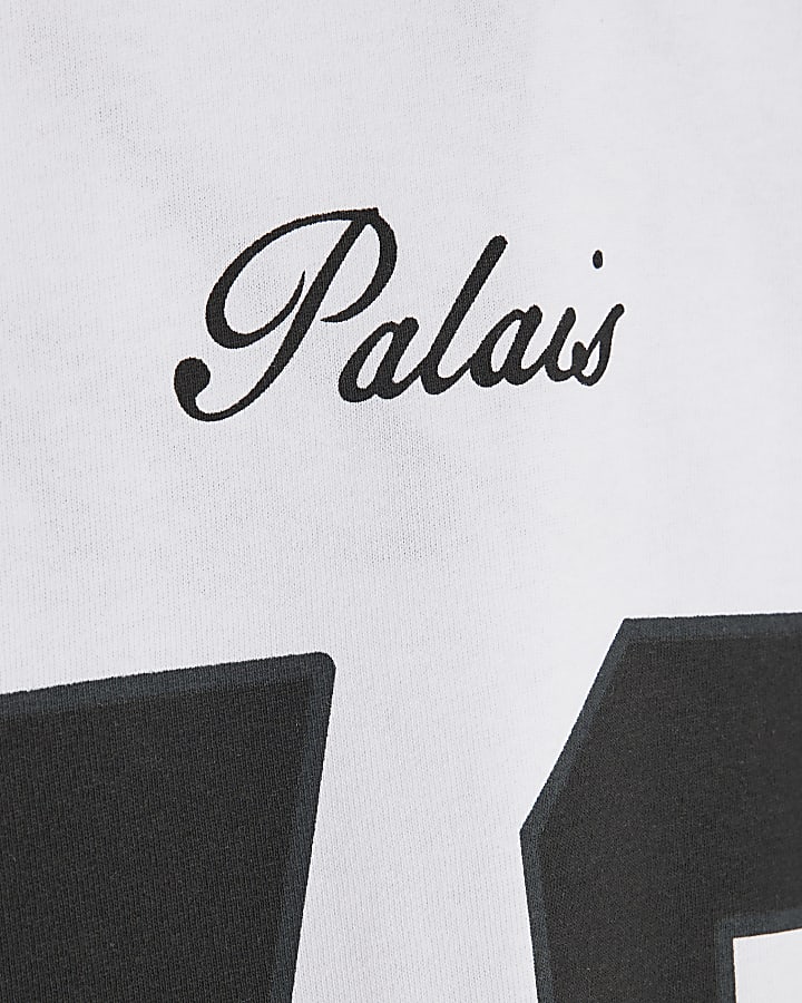 White Oversized Fit Palais 72 T-Shirt