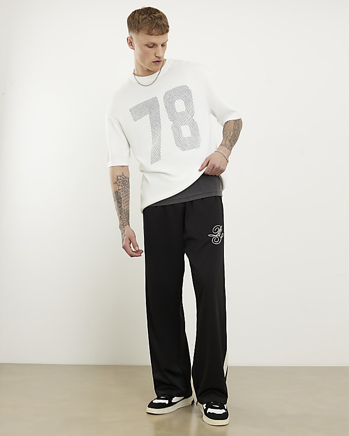 White Textured 78 T-Shirt