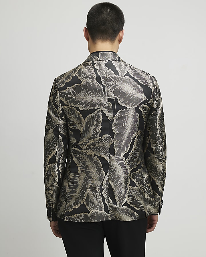 Gold Palm Leaf Jacket
