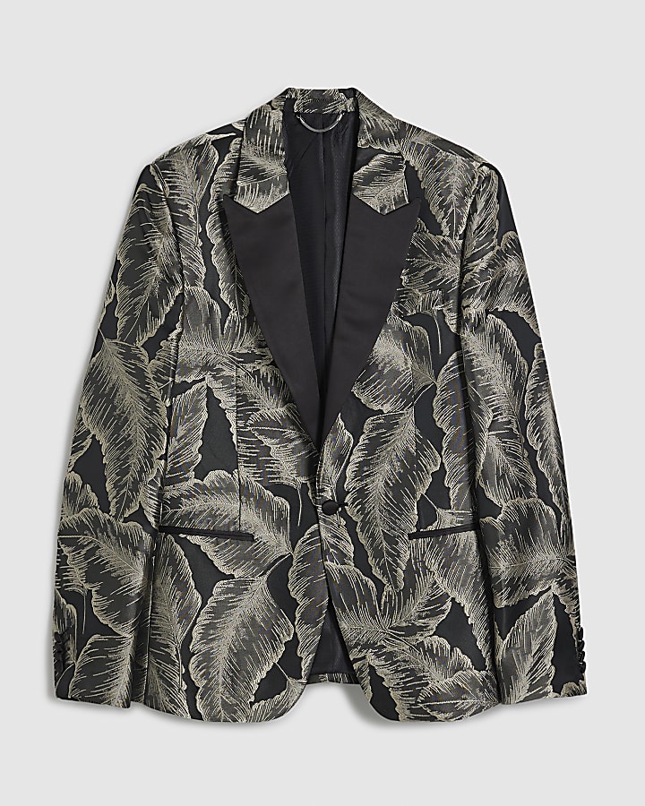 Gold Palm Leaf Jacket