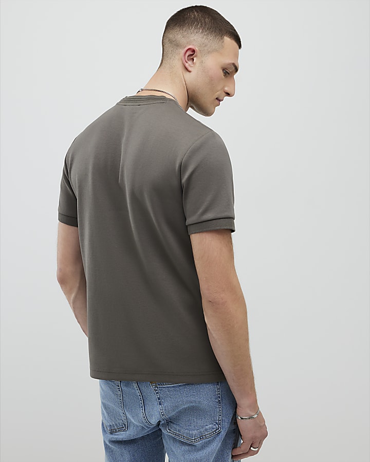 Khaki Slim Fit MCMXII T-Shirt