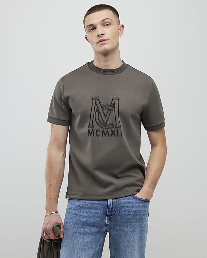 Khaki Slim Fit MCMXII T-Shirt