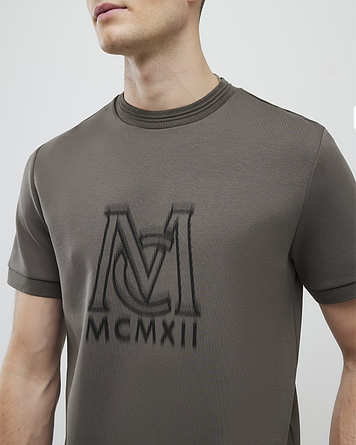 Khaki Slim Fit MCMXII T-Shirt