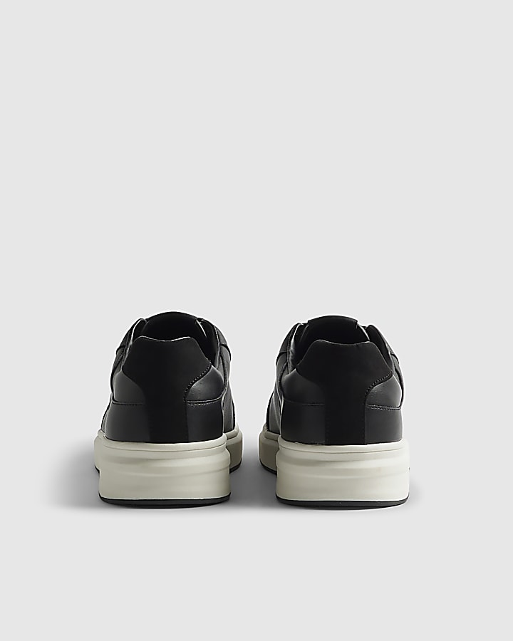 Black Lace Up Trainers