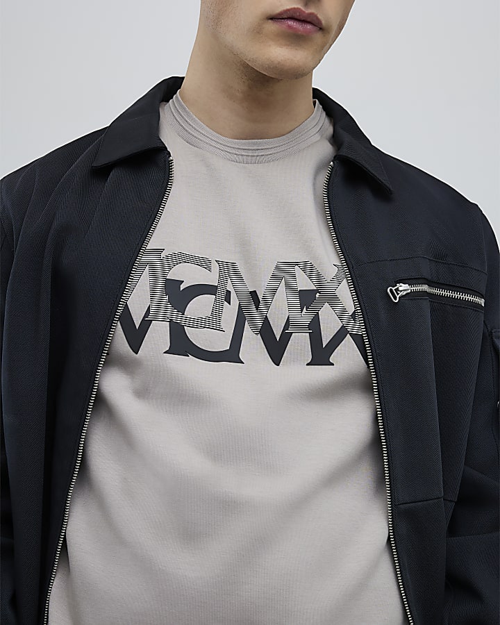 Beige Regular Fit MCMXI T-Shirt