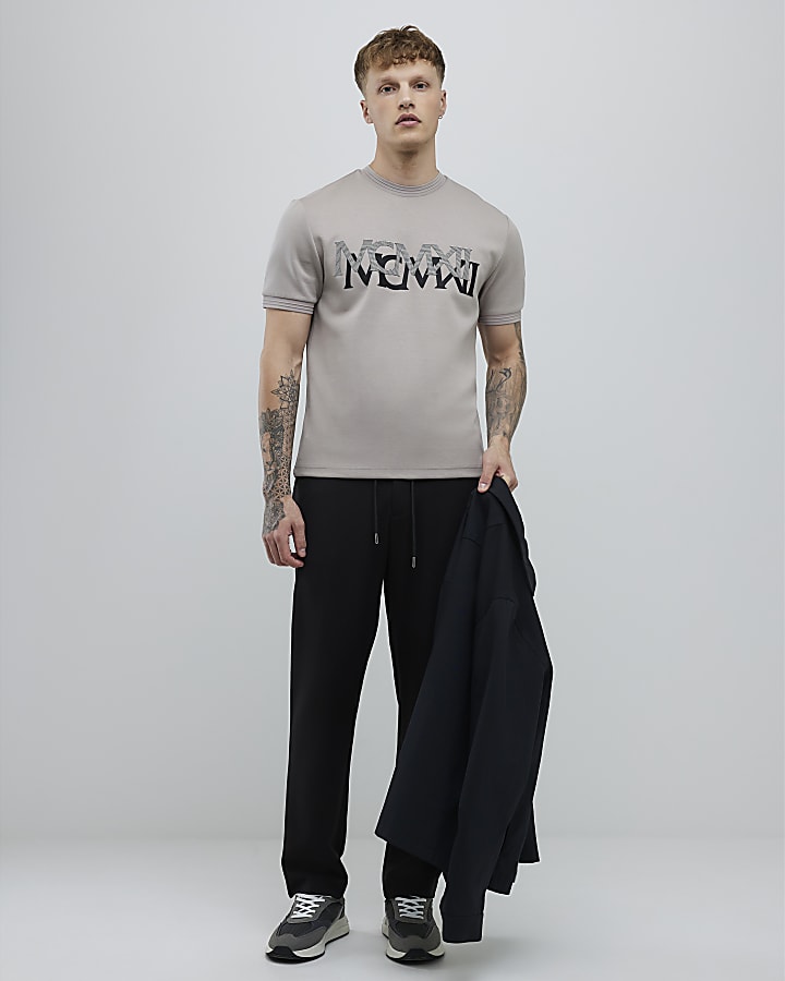Beige Regular Fit MCMXI T-Shirt