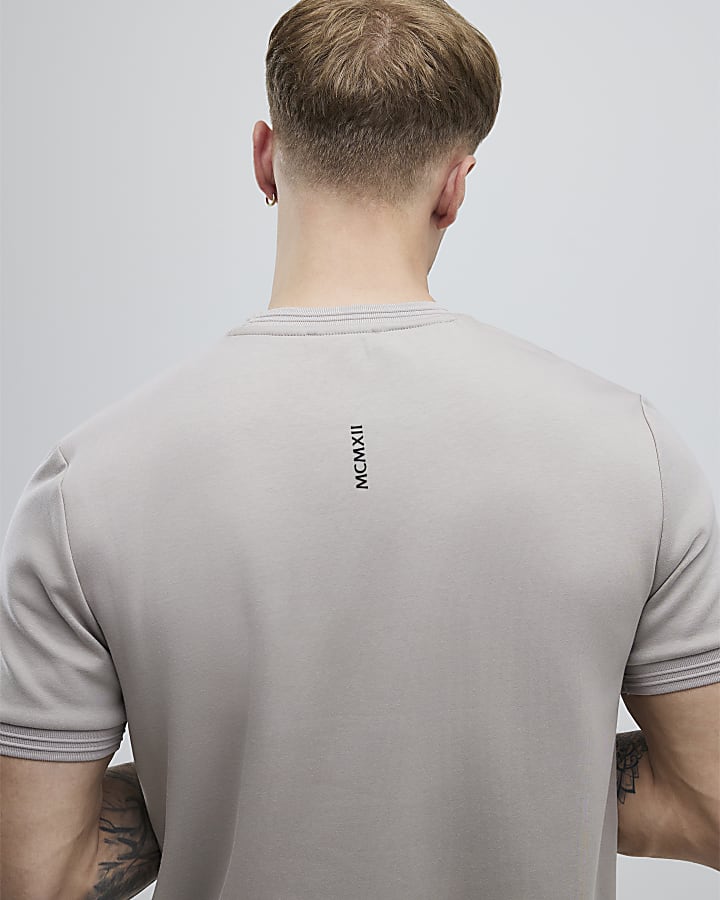 Beige Regular Fit MCMXI T-Shirt