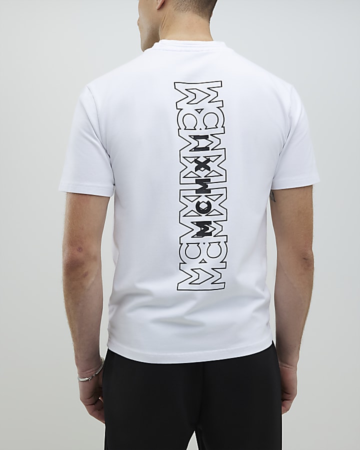 White Slim Fit MCMXII T-Shirt