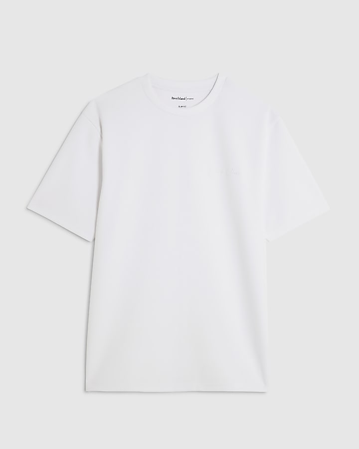White Slim Fit T-Shirt