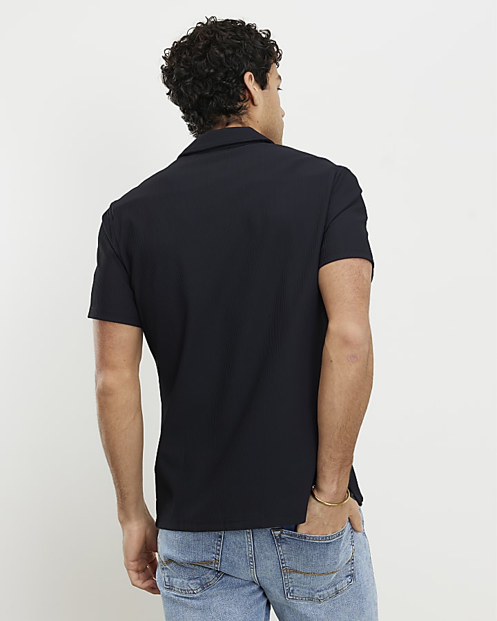 Black Muscle Fit Shirt