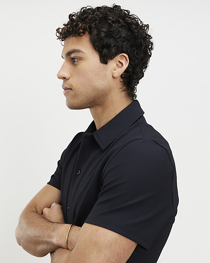 Black Muscle Fit Shirt