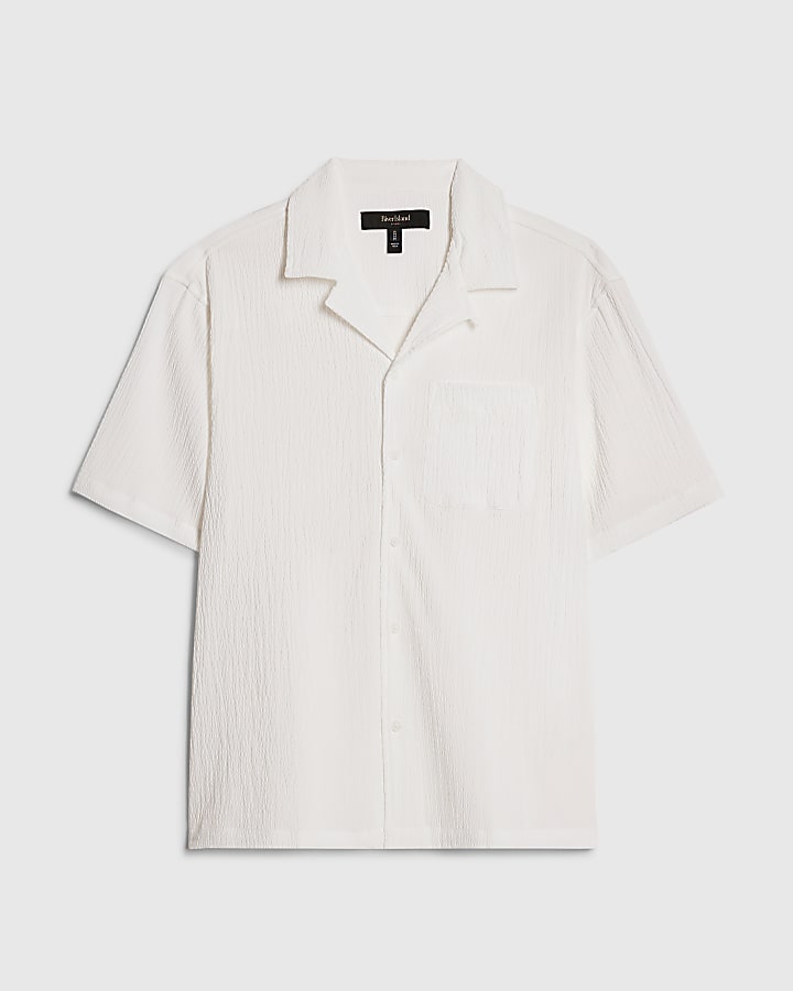 White Regular Fit Shirt