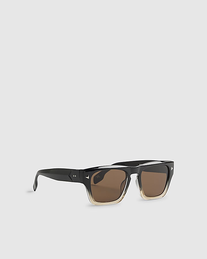 Black Ombre Wayfarer Sunglasses