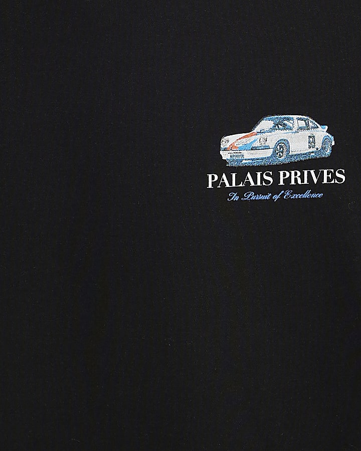Black Regular Fit Palais Prives Hoodie