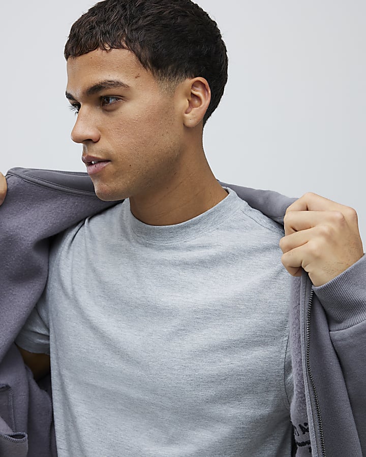 Regular Fit Grey T-Shirt
