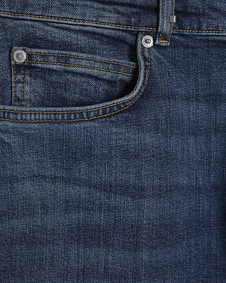 Blue Tapered Fit Jeans