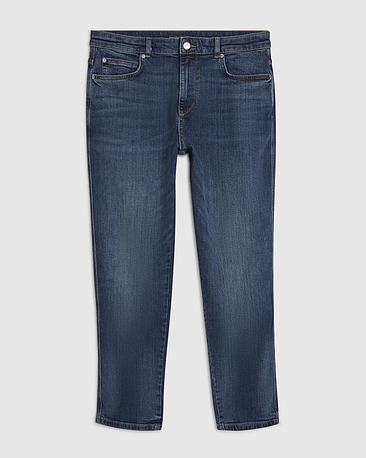Blue Tapered Fit Jeans
