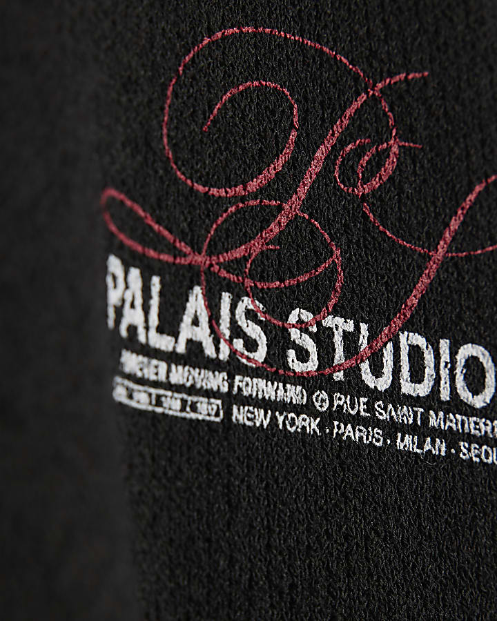 Black Regular Fit Palais Studio Sweatshirt