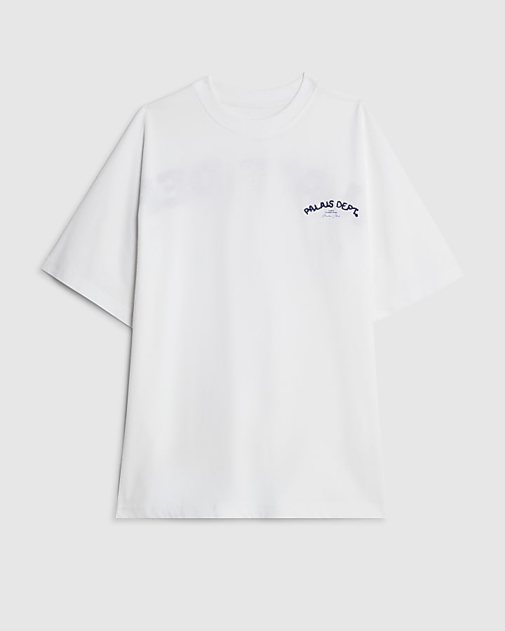 White Oversized Fit Palais Dept T-Shirt