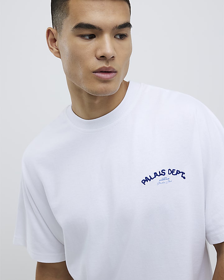 White Oversized Fit Palais Dept T-Shirt